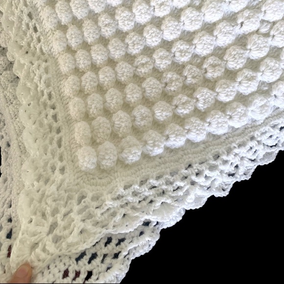 Hand crochet custom made baby blanket - Picture 10 of 16